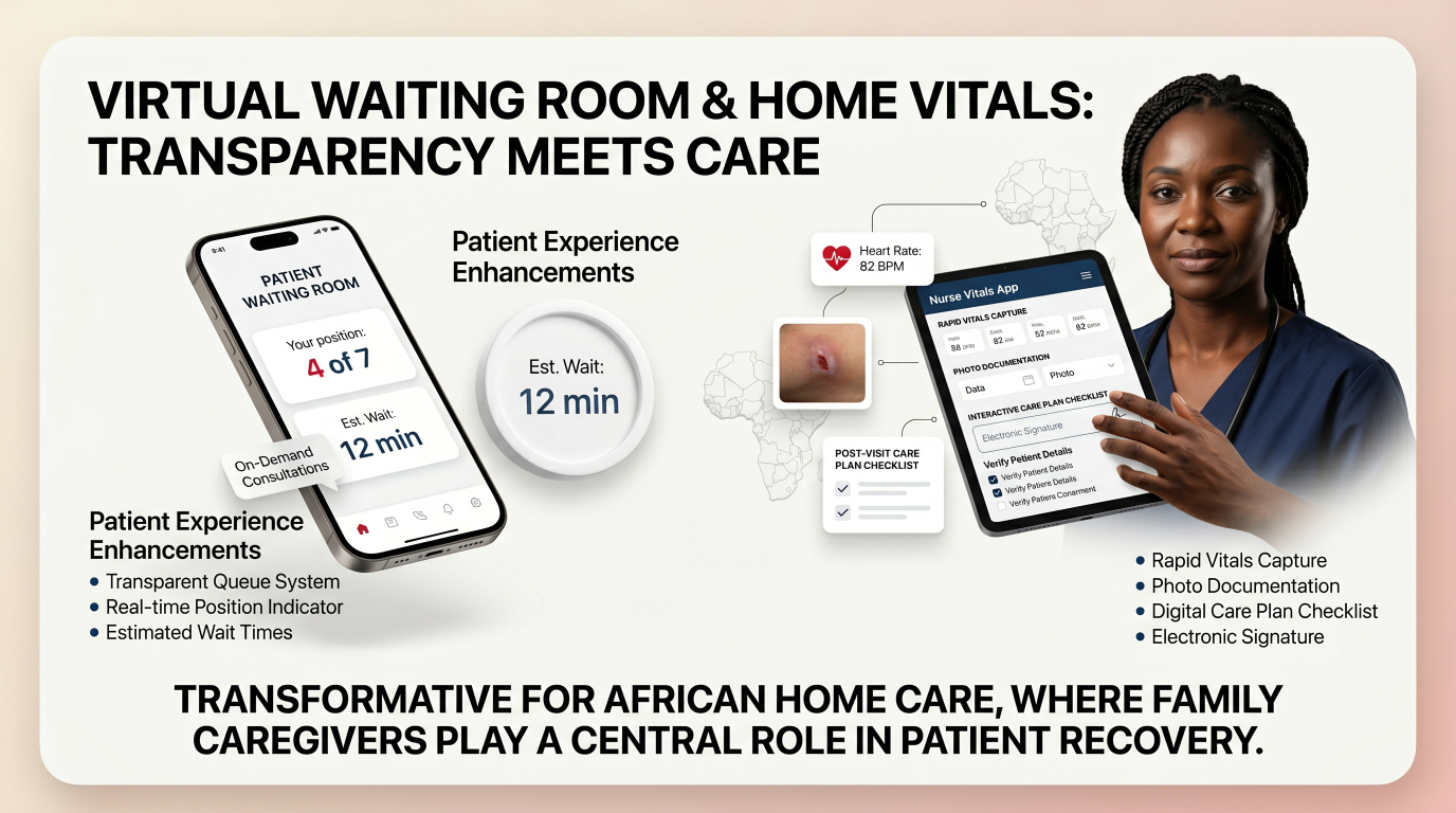 Virtual Waiting Room and Nurse Vitals